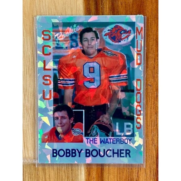 Bobby Boucher Refractor High Quality H2O Waterboy Football Card Novelty Card - Picture 1 of 4